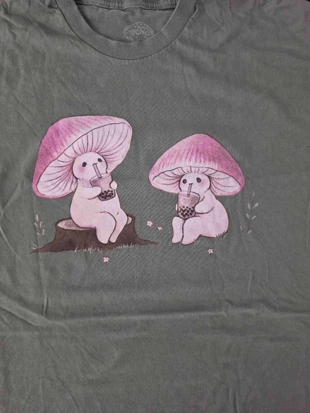 Hot Topic Mushroom Boba T-shirt
